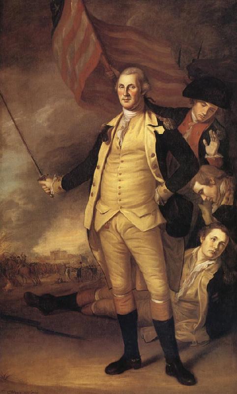 Charles Willson Peale Washington at the Battle of Princeton,January 3,1777